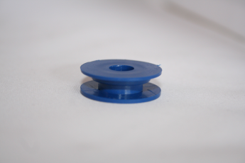 Retainer  -  Metal detectable Blue Round 8 mm