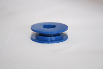 Retainer  -  Metal detectable Blue Round 9,5 mm